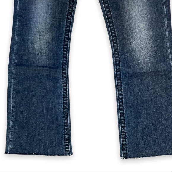 Miss Me Jeans Cropped Simple Life Western Bootcut Premium Denim Size 27 - Picture 4 of 9